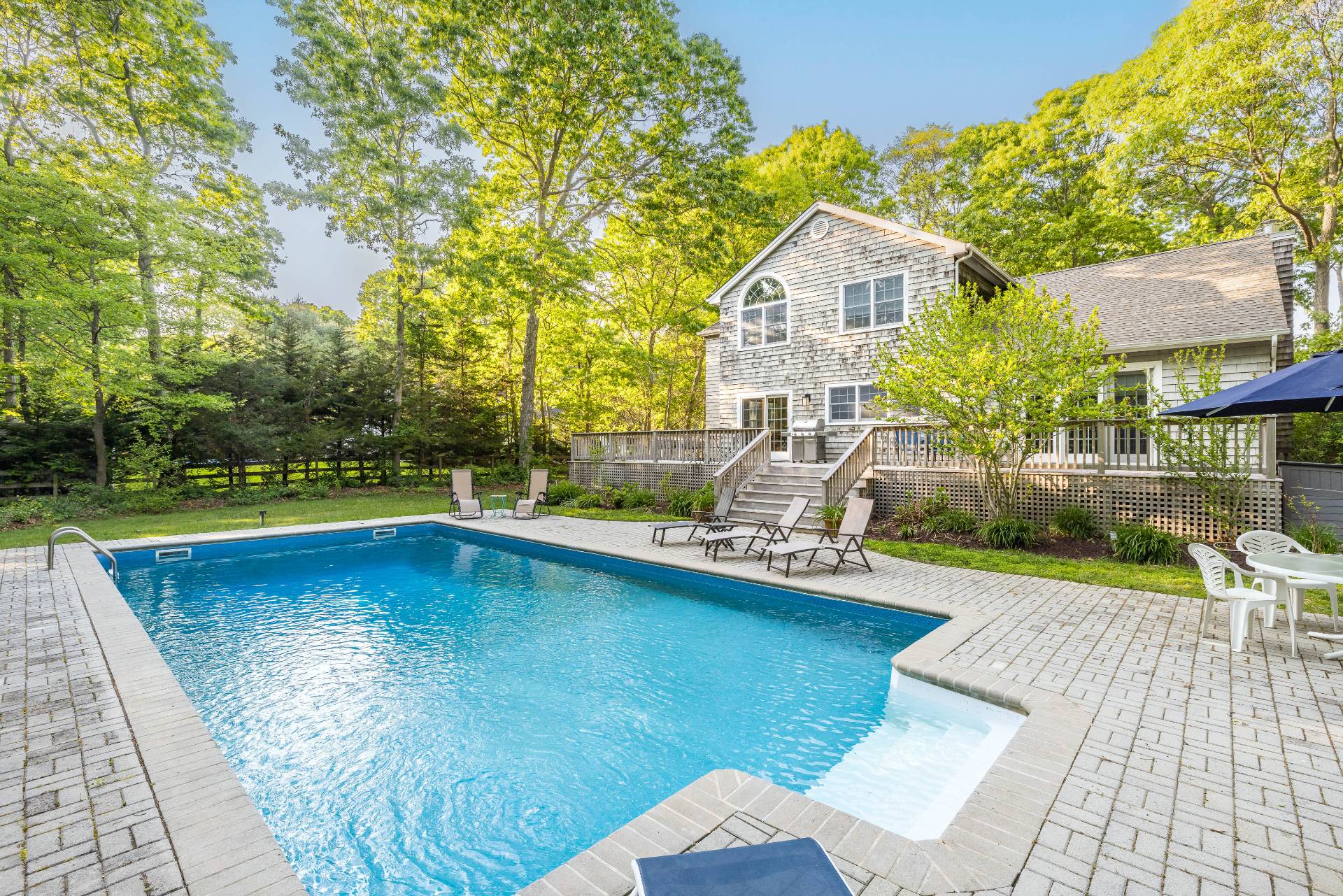 48 Tansey Lane Bridgehampton, NY 11932 - Photo 12 of 15 a view of a house with pool yard and a patio