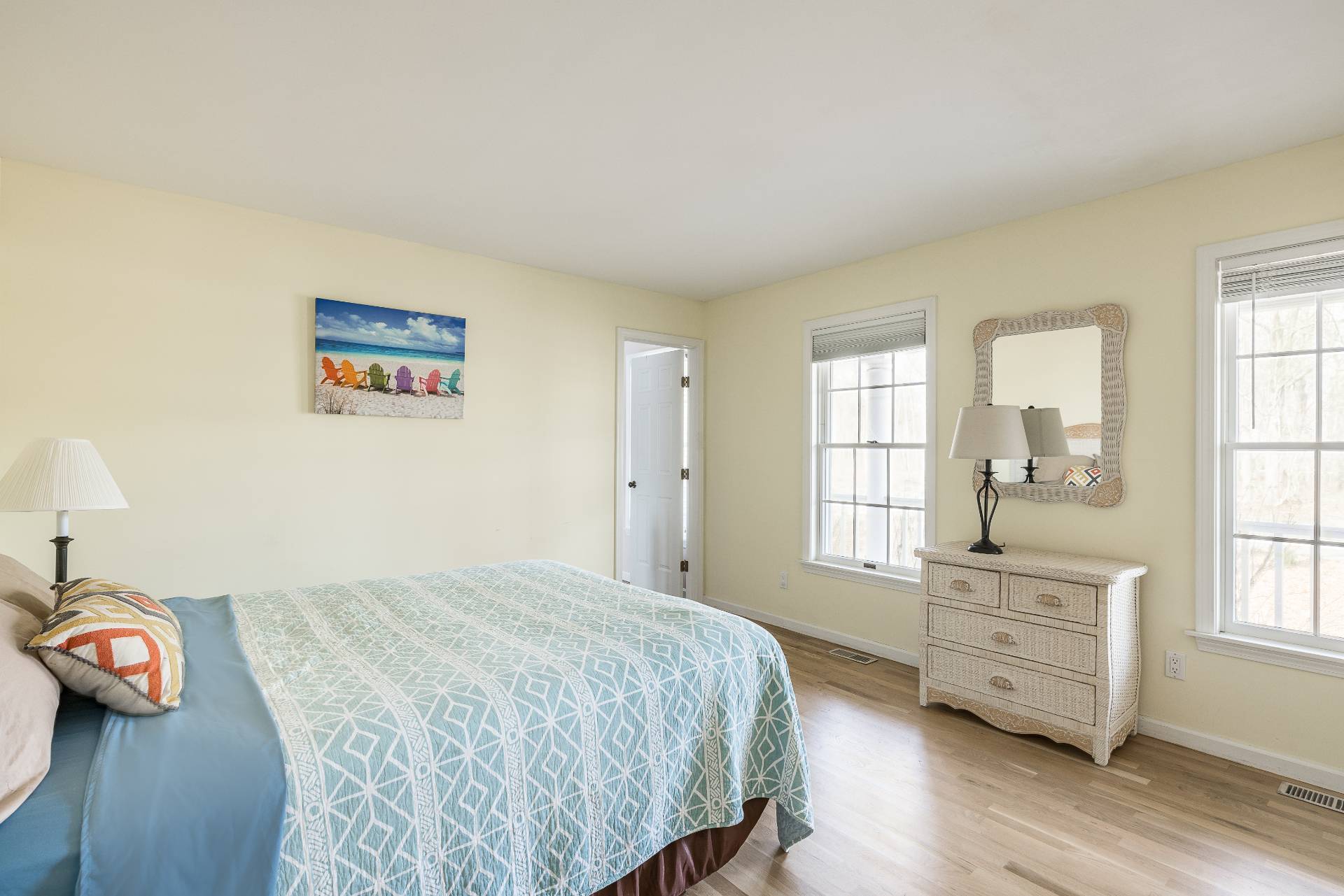 48 Tansey Lane Bridgehampton, NY 11932 - Photo 9 of 15 a bedroom with a bed and a window