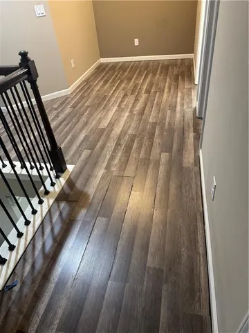 a view of wooden floor