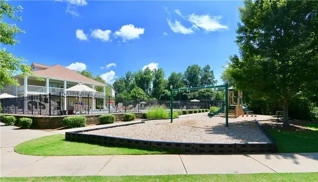 a view of a volley ball court