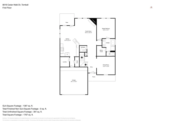 $2,450 | 8618 Cedar Walk Drive, Tomball, TX 77375