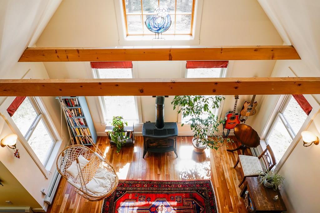 28 White Oak Ridge Road Damariscotta, ME 04543 - Photo 24 of 33 Looking down from the loft into the...