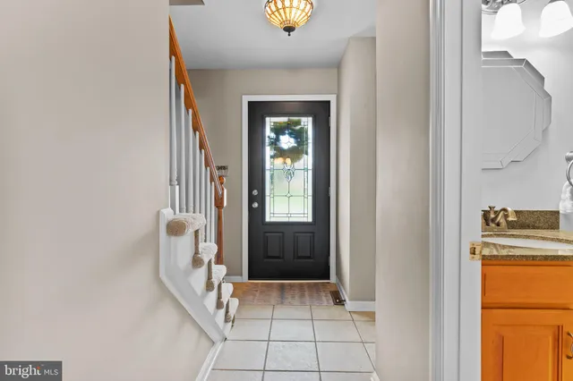 a view of an entryway door