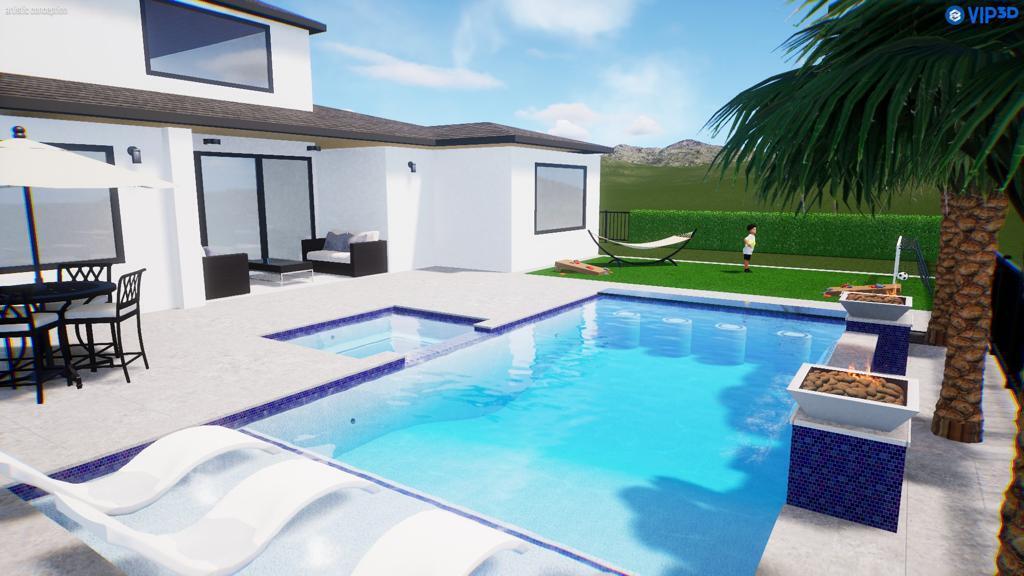 114 Cinder Dunes Point Jupiter, FL 33478 - Photo 3 of 62 Pool Design Rendering