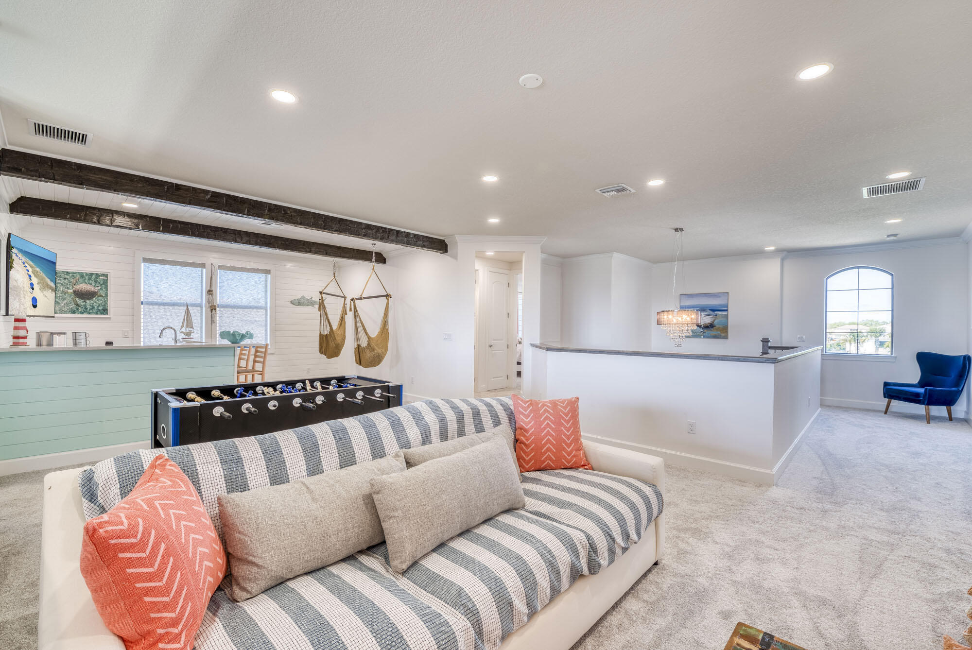 114 Cinder Dunes Point Jupiter, FL 33478 - Photo 43 of 62 a living room with furniture and a large window