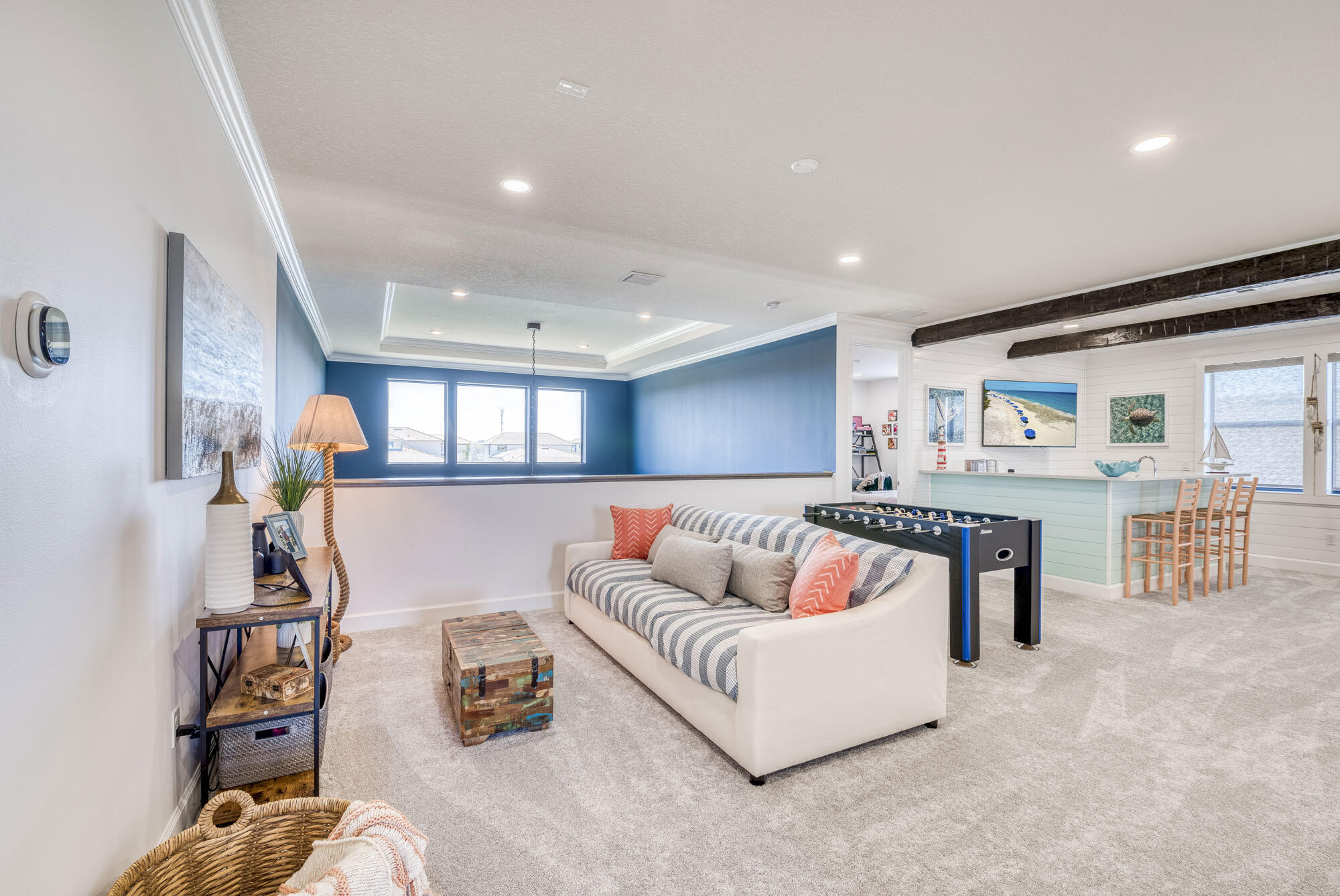 114 Cinder Dunes Point Jupiter, FL 33478 - Photo 44 of 62 a living room with furniture and a couch