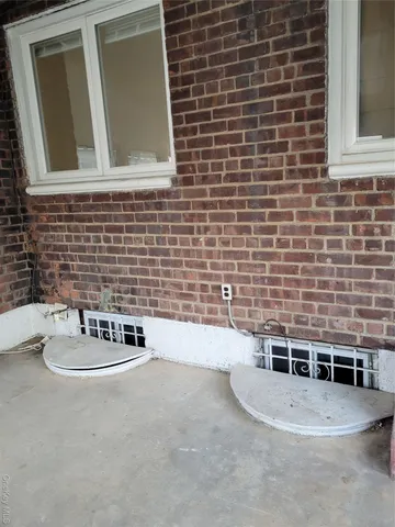 a view of front door of house