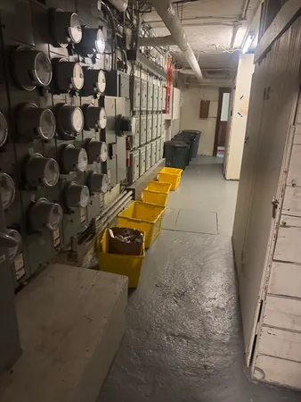 a view of water heater room