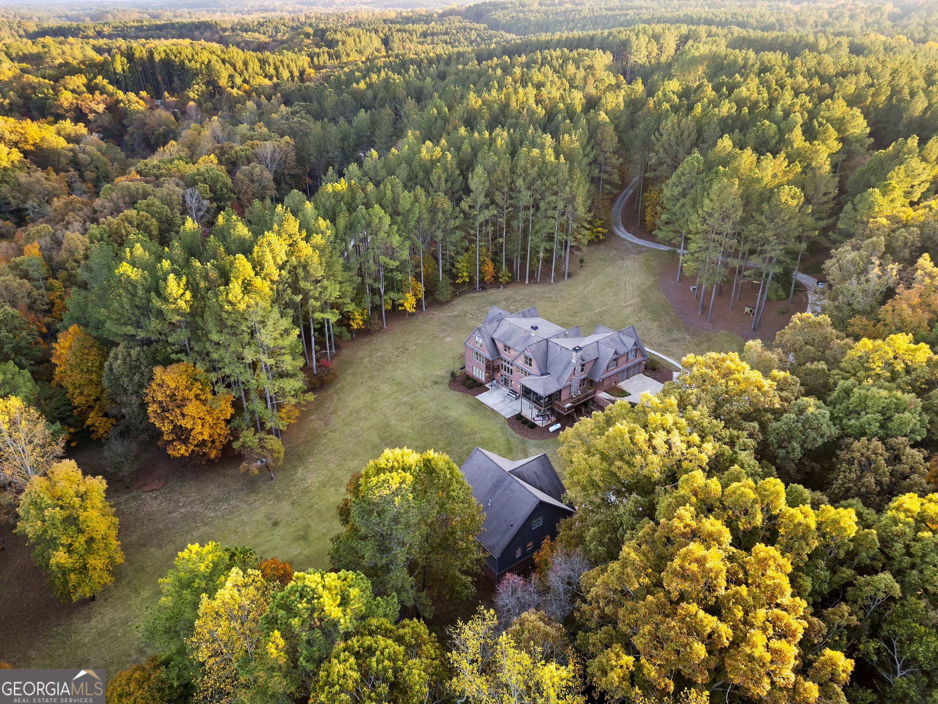 a view of a lake with a mountain