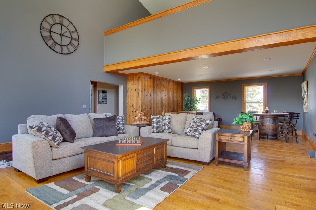 This fantastic great room features great space for a dinning room.  Above the great room is a spacious loft that overlooks the great room and back yard.