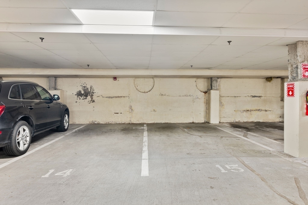 2420 Beacon Street, Unit 402 Boston, MA 02467 - Photo 25 of 29 a view of parking garage with parking space