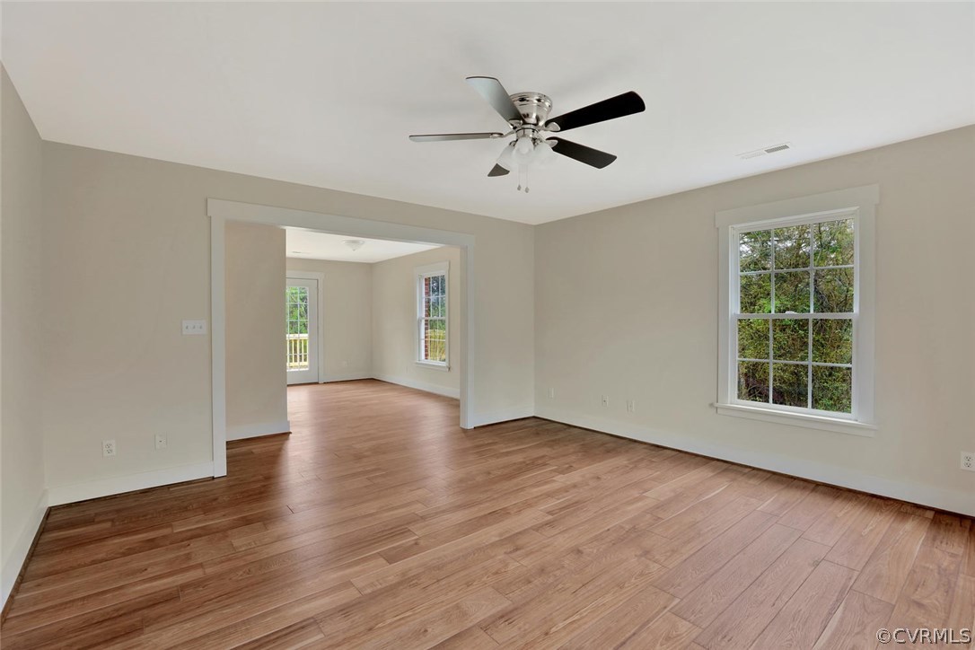 6053 Miles Road Powhatan, VA 23139 - Photo 15 of 25 Master suite with sitting room, private deck, and