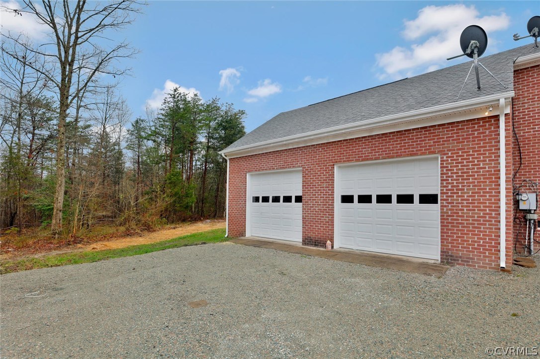 6053 Miles Road Powhatan, VA 23139 - Photo 25 of 25 Oversized, attached, 2 car garage.