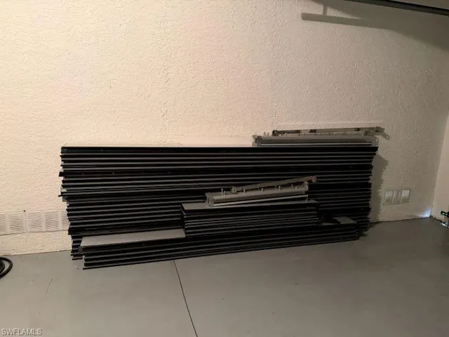 a close up of a fireplace