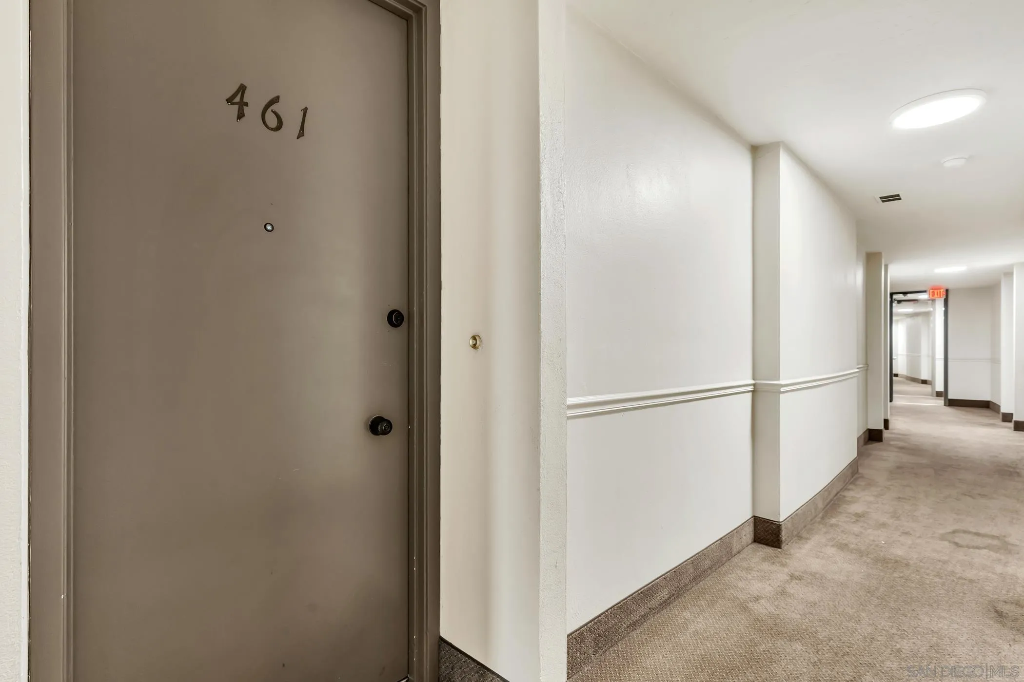 3050 Rue D’Orleans, Unit 461 San Diego, CA 92110 - Photo 11 of 23 a view of a hallway with closet