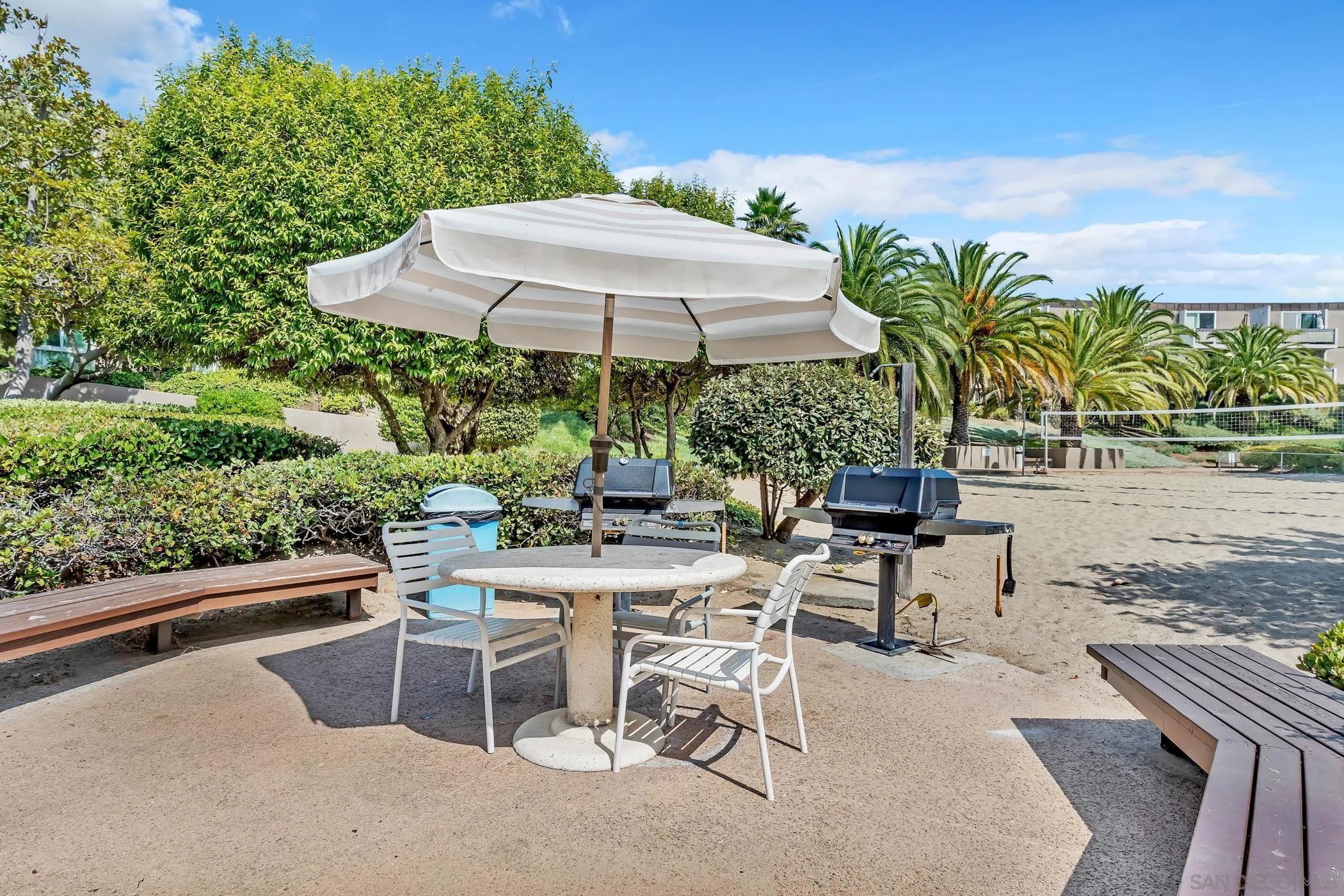3050 Rue D’Orleans, Unit 461 San Diego, CA 92110 - Photo 19 of 23 an outdoor space with patio and white umbrellas