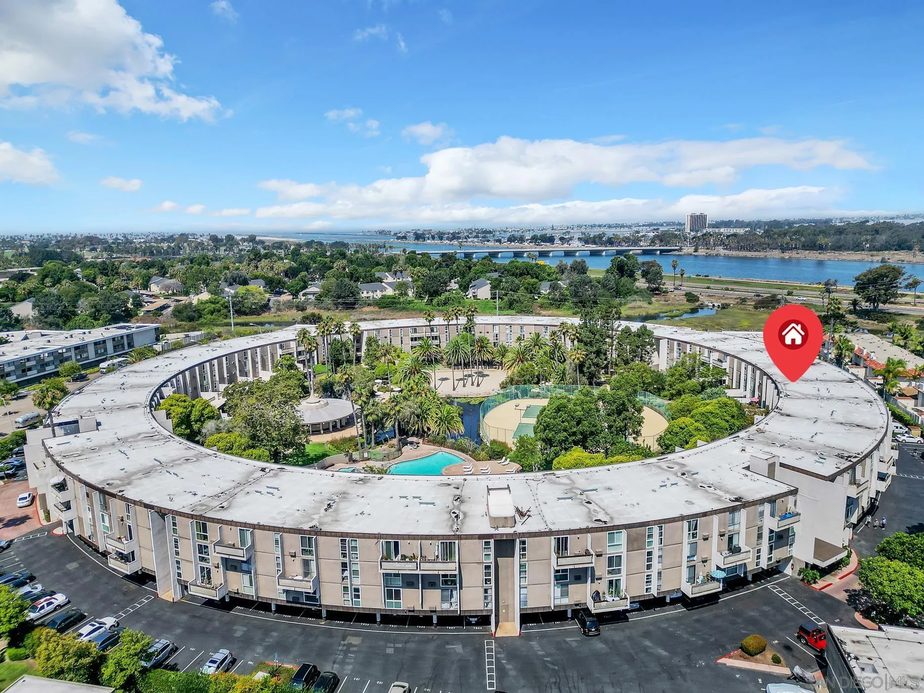 3050 Rue D’Orleans, Unit 461 San Diego, CA 92110 - Photo 22 of 23 a balcony with furniture and city view