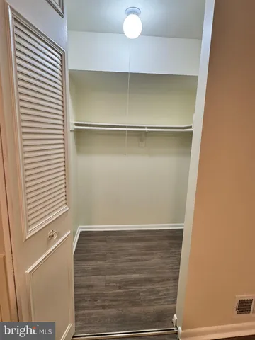 a view of walk in closet