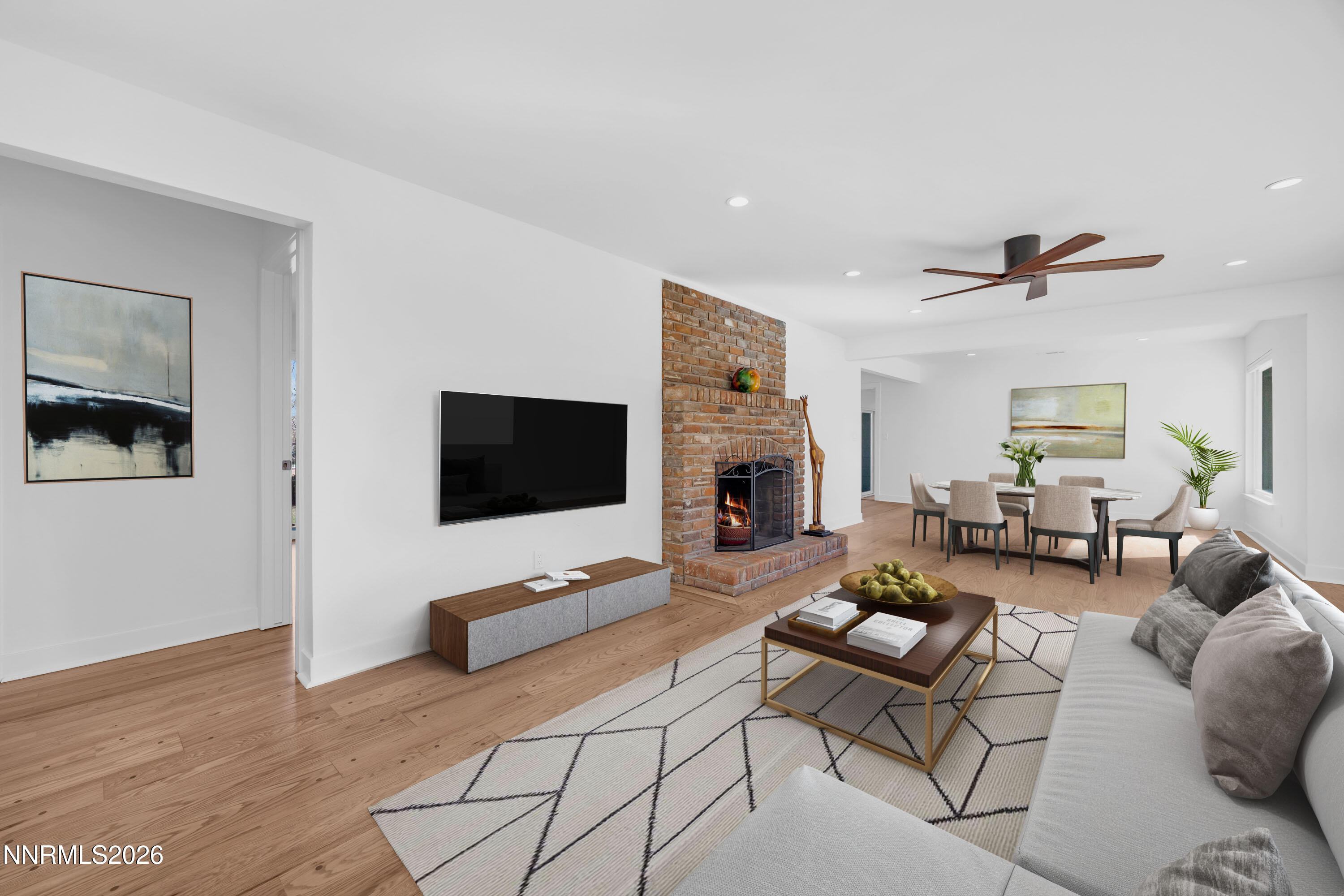 1355 Charles Drive Reno, NV 89509 - Photo 4 of 26 a living room with furniture and a flat screen tv