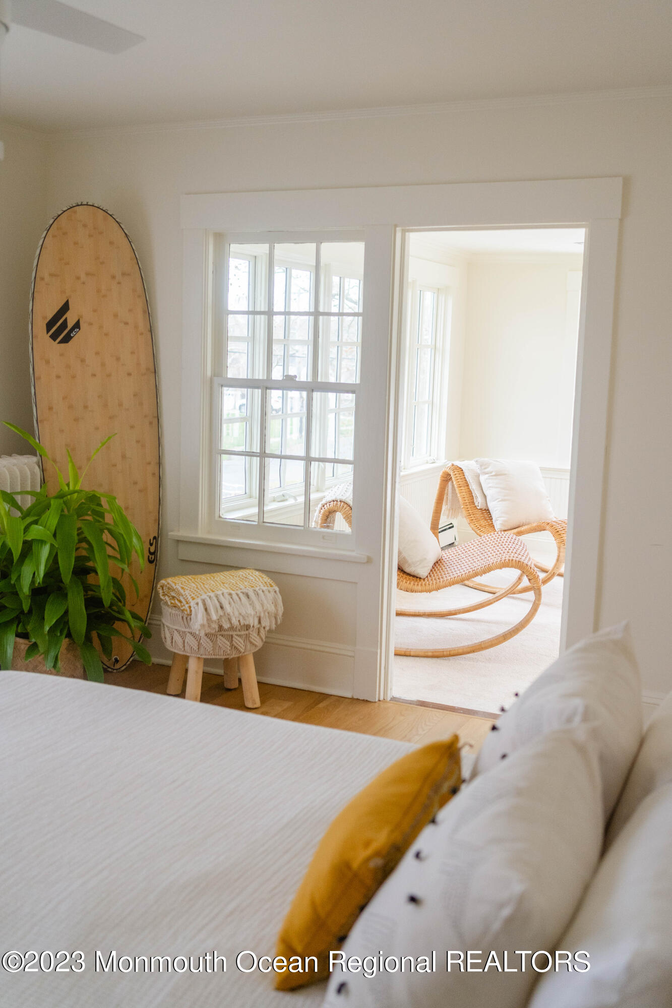 501 3rd Avenue Spring Lake, NJ 07762 - Photo 32 of 61 a bed sitting in a bedroom next to a window