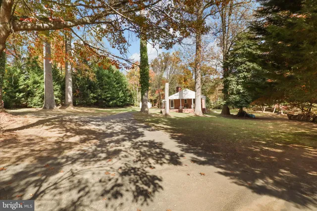 a view of road with trees