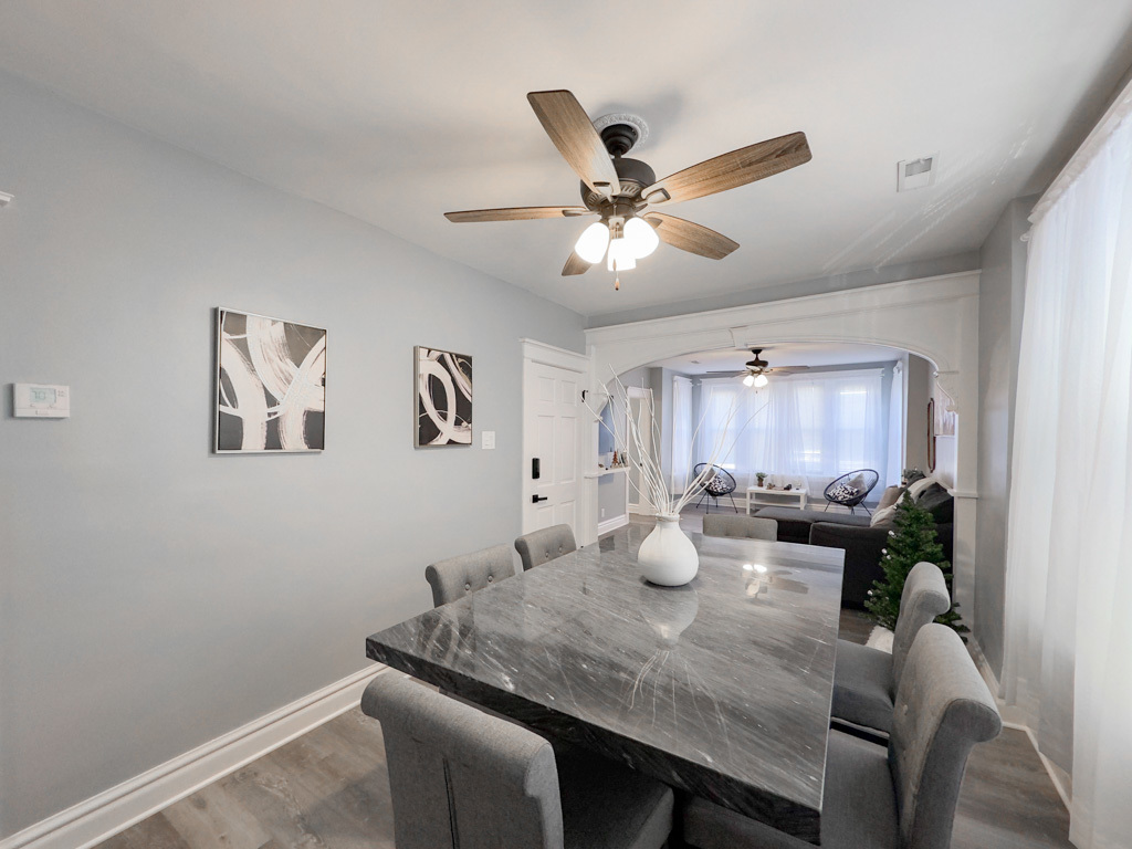 2039 West 23rd Street, Unit 2 Chicago, IL 60608 - Photo 14 of 21 a view of a dining room with furniture