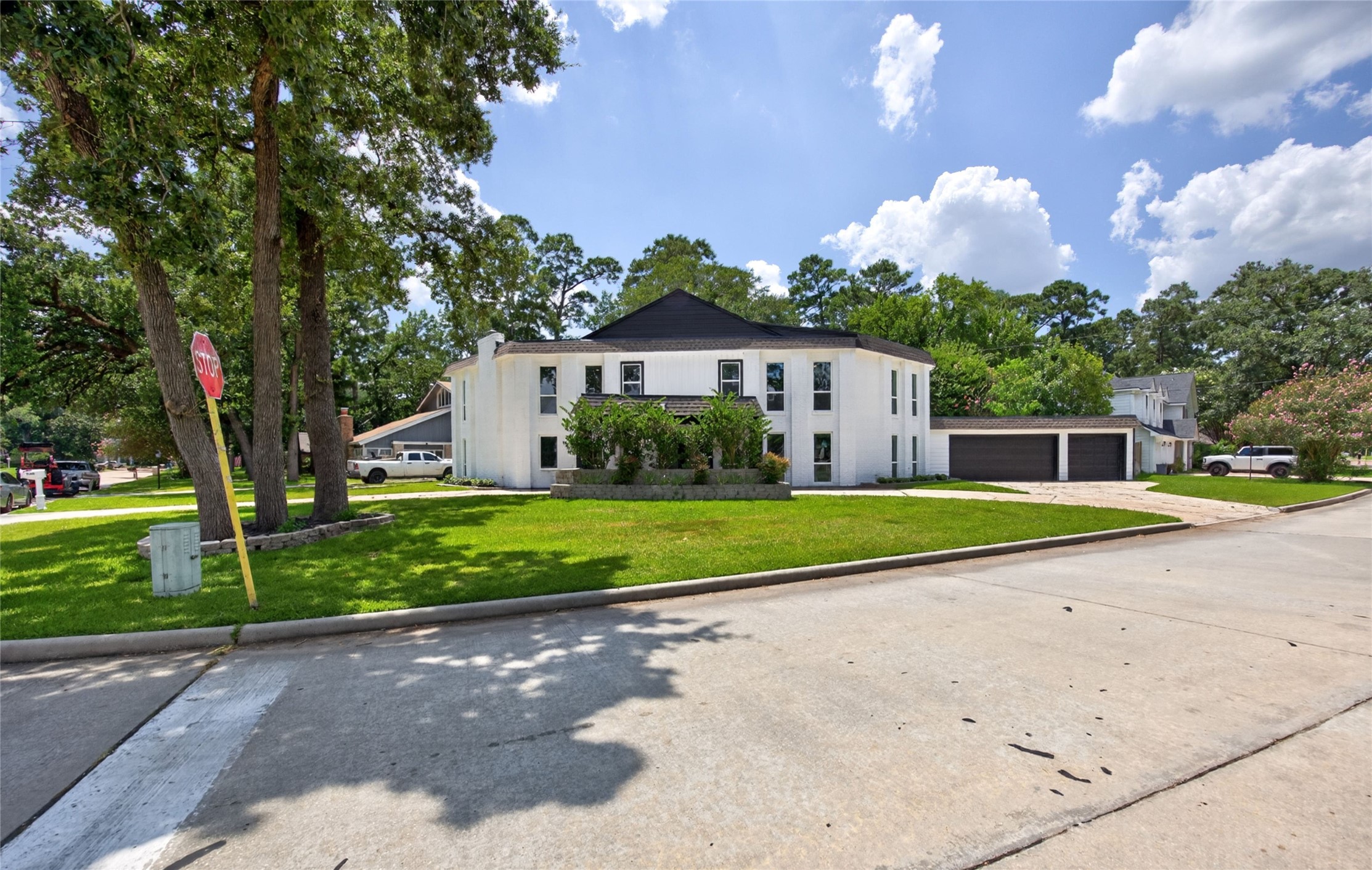 8002 Lichen Lane Spring, TX 77379 - Photo 2 of 50 This home is located on a corner lot with mature trees in an established neighborhood.