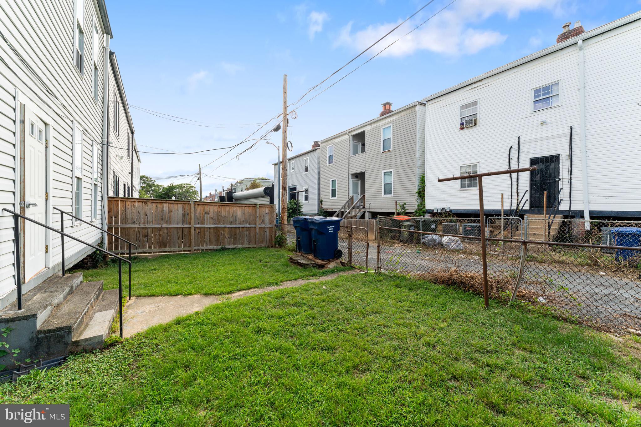 1408 Holbrook Street Northeast Washington, DC 20002 - Photo 11 of 20 a view of backyard with garden and deck