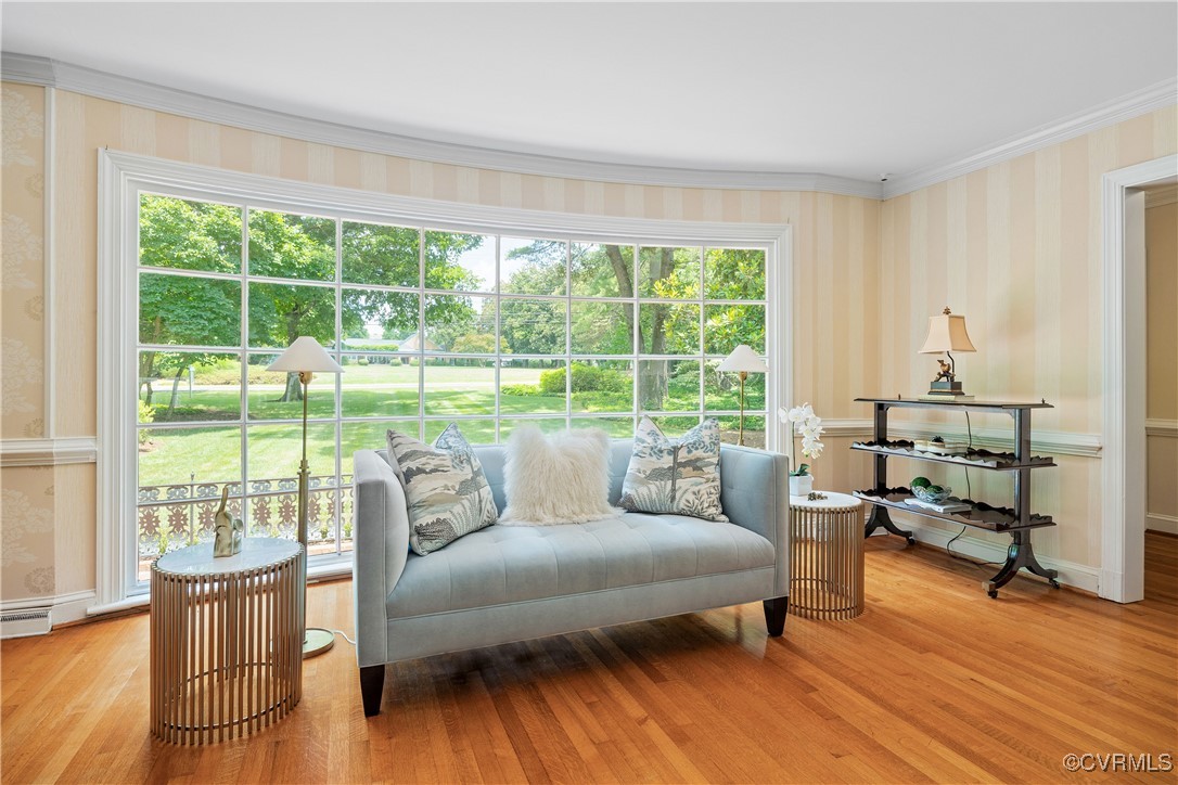 9603 River Road Henrico, VA 23229 - Photo 7 of 50 a living room with furniture and a wooden floor