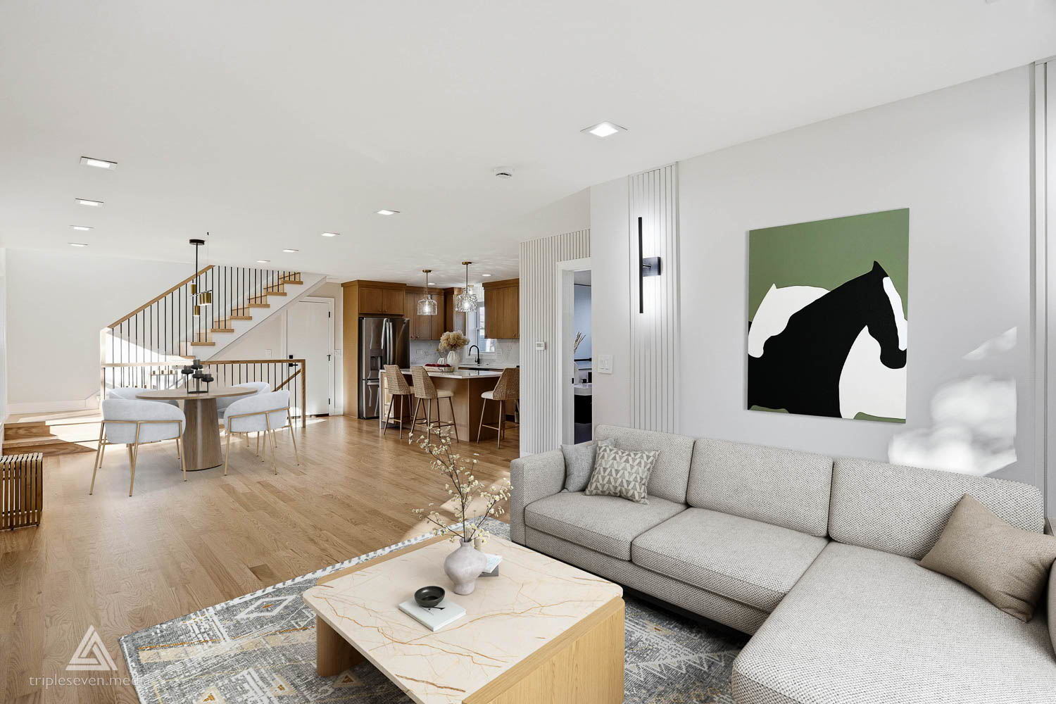 500 North Fairview Avenue Mount Prospect, IL 60056 - Photo 16 of 49 a living room with furniture and wooden floor