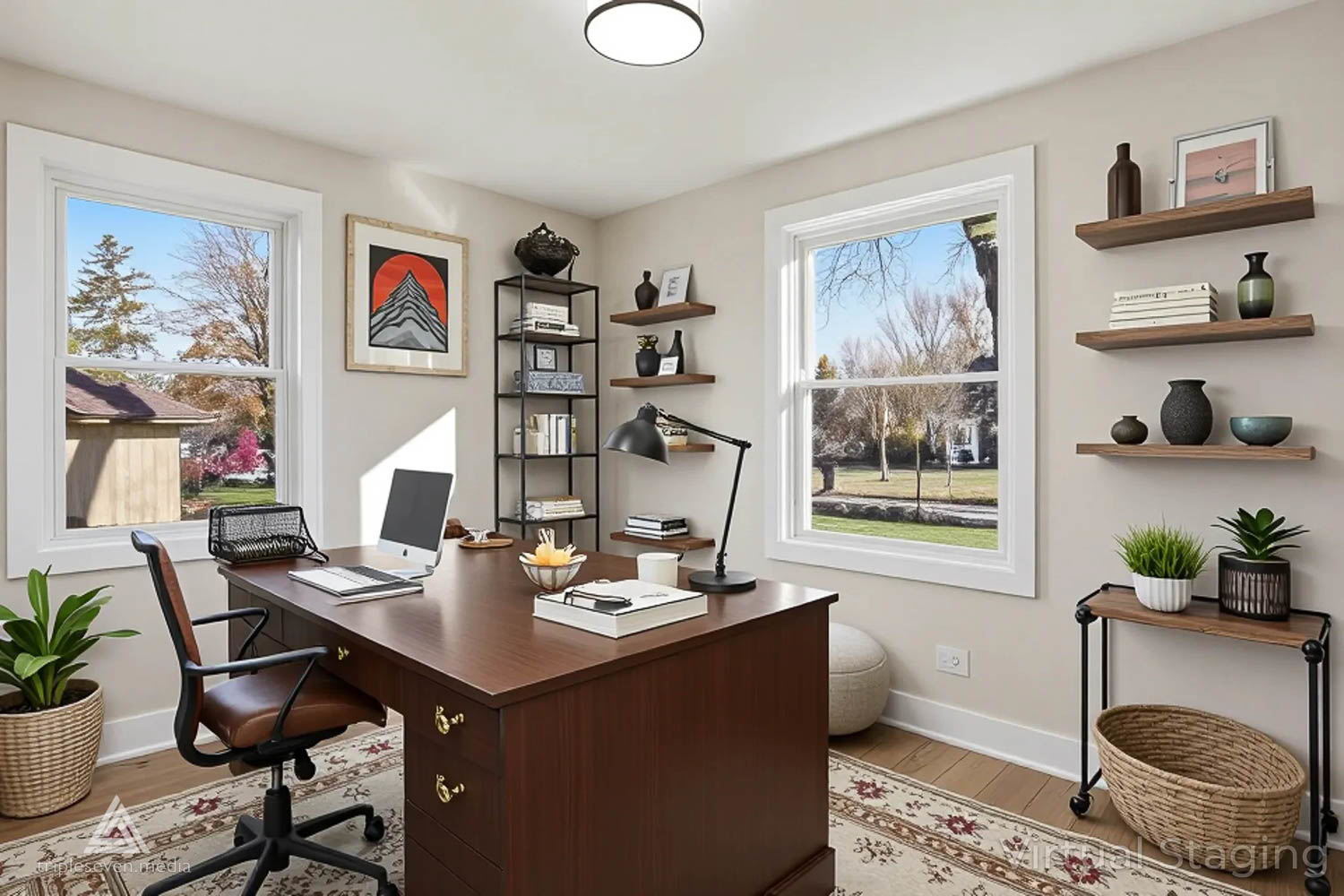 500 North Fairview Avenue Mount Prospect, IL 60056 - Photo 19 of 49 a view of a workspace with furniture and a potted plant