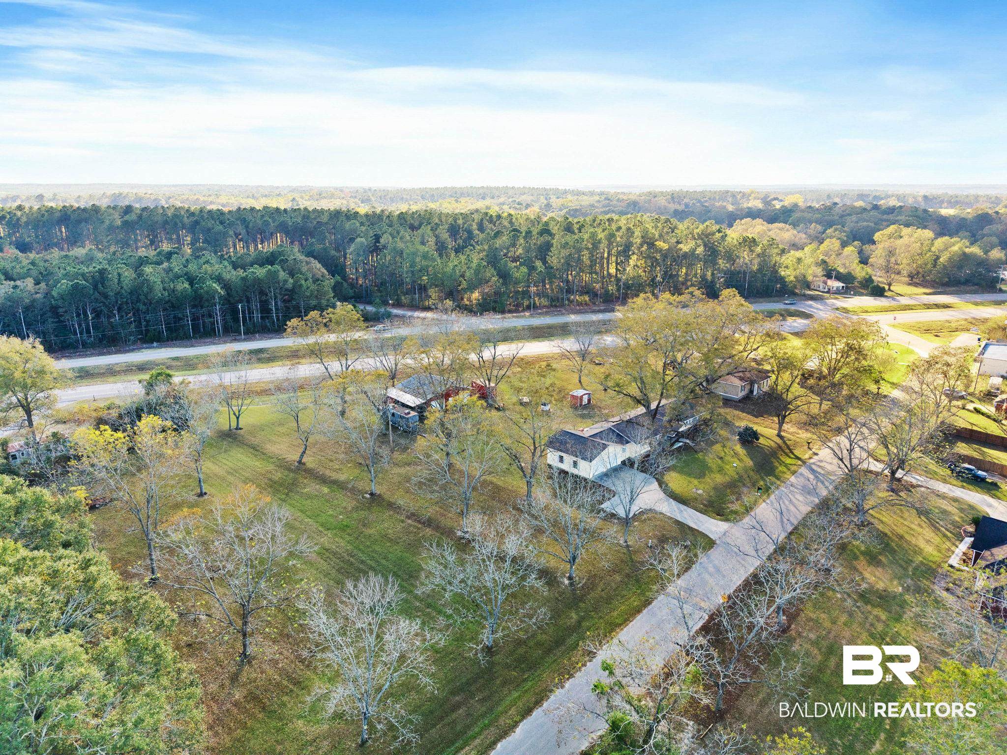 21267 Loop Road Andalusia, AL 36421 - Photo 67 of 72 Aerial view of property's location with a heavily wooded area