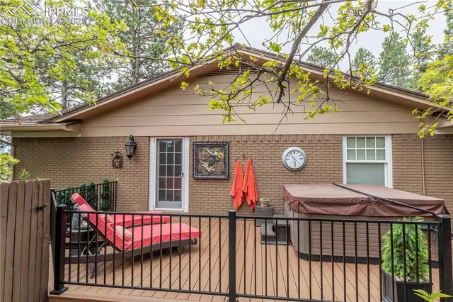 a outdoor space with furniture