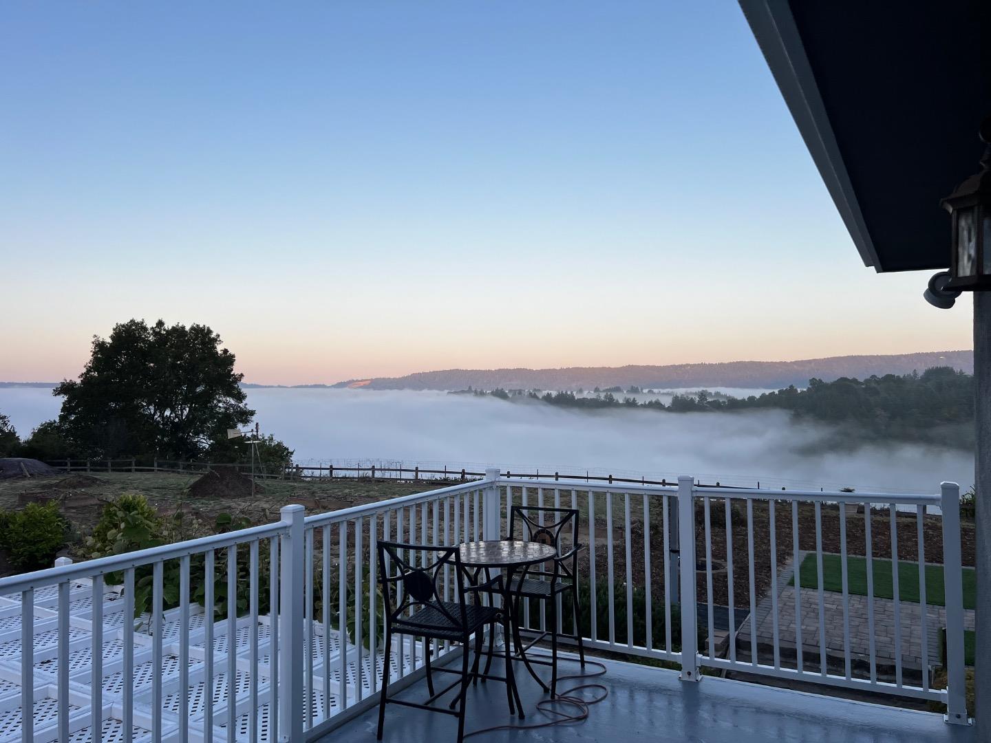 2500 Nelson Road Scotts Valley, CA 95066 - Photo 71 of 77 a view of a balcony with wooden floor & fence