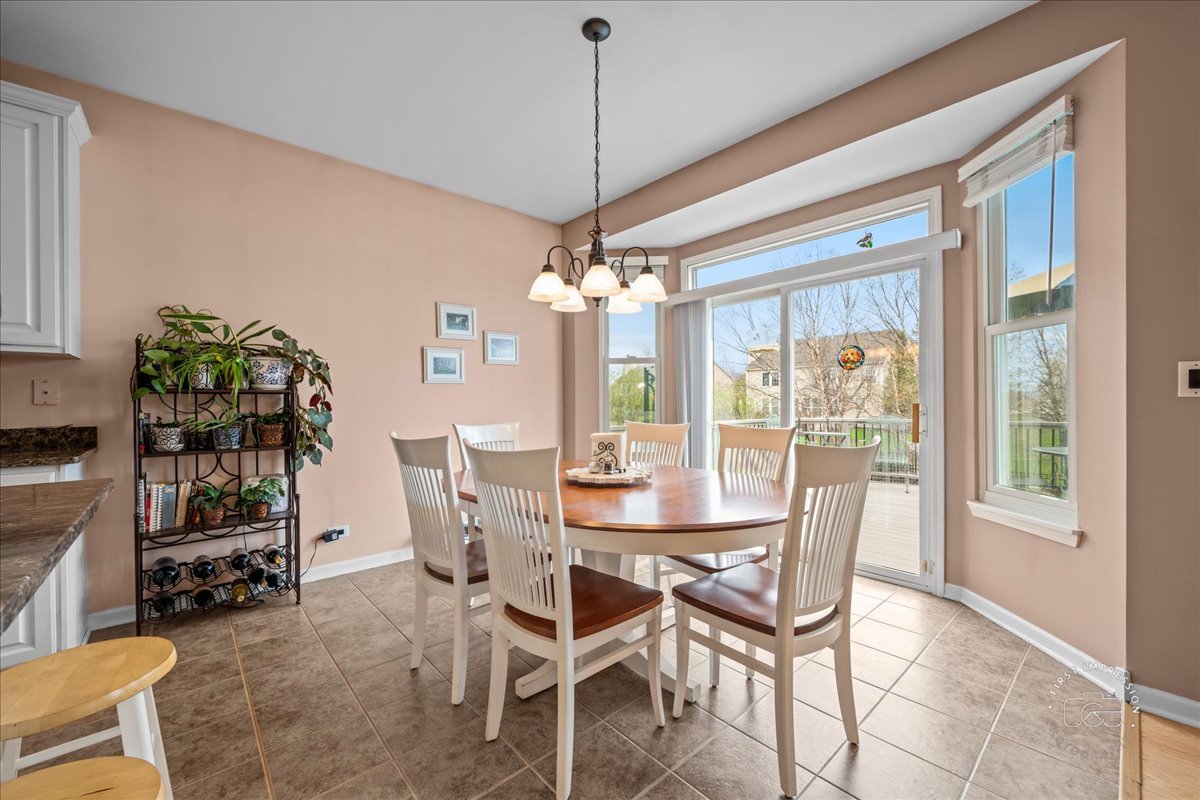2519 Imgrund Road North Aurora, IL 60542 - Photo 12 of 33 a dining room with furniture window and wooden floor