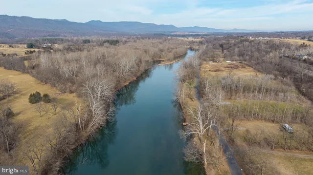 a view of open space with trees