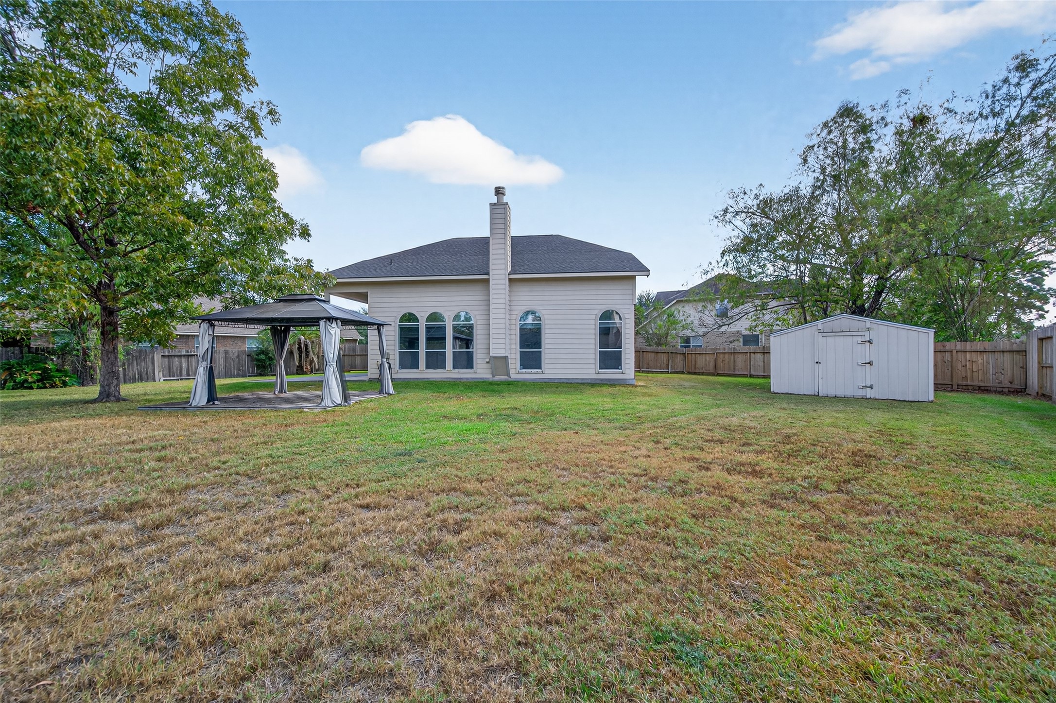 1003 Alp Springs Lane Spring, TX 77373 - Photo 40 of 43 a front view of house with yard and trees