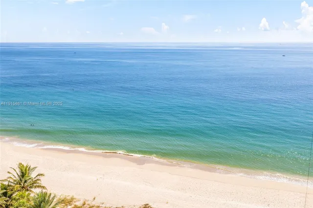 a view of an ocean beach