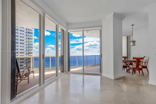 a view of an empty room