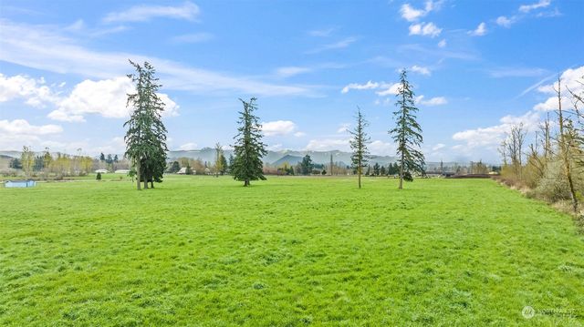 a yard with lots of green space