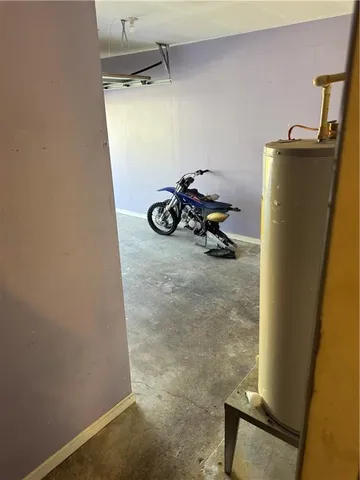 a view of a storage room