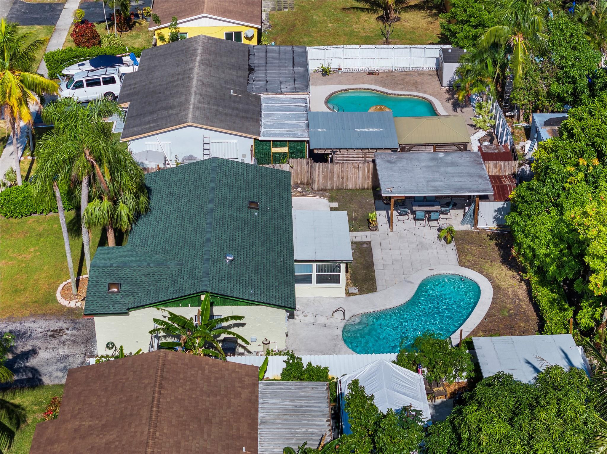 520 Southwest 72nd Terrace North Lauderdale, FL 33068 - Photo 27 of 35 an aerial view of a house