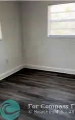 a close up of a mirror