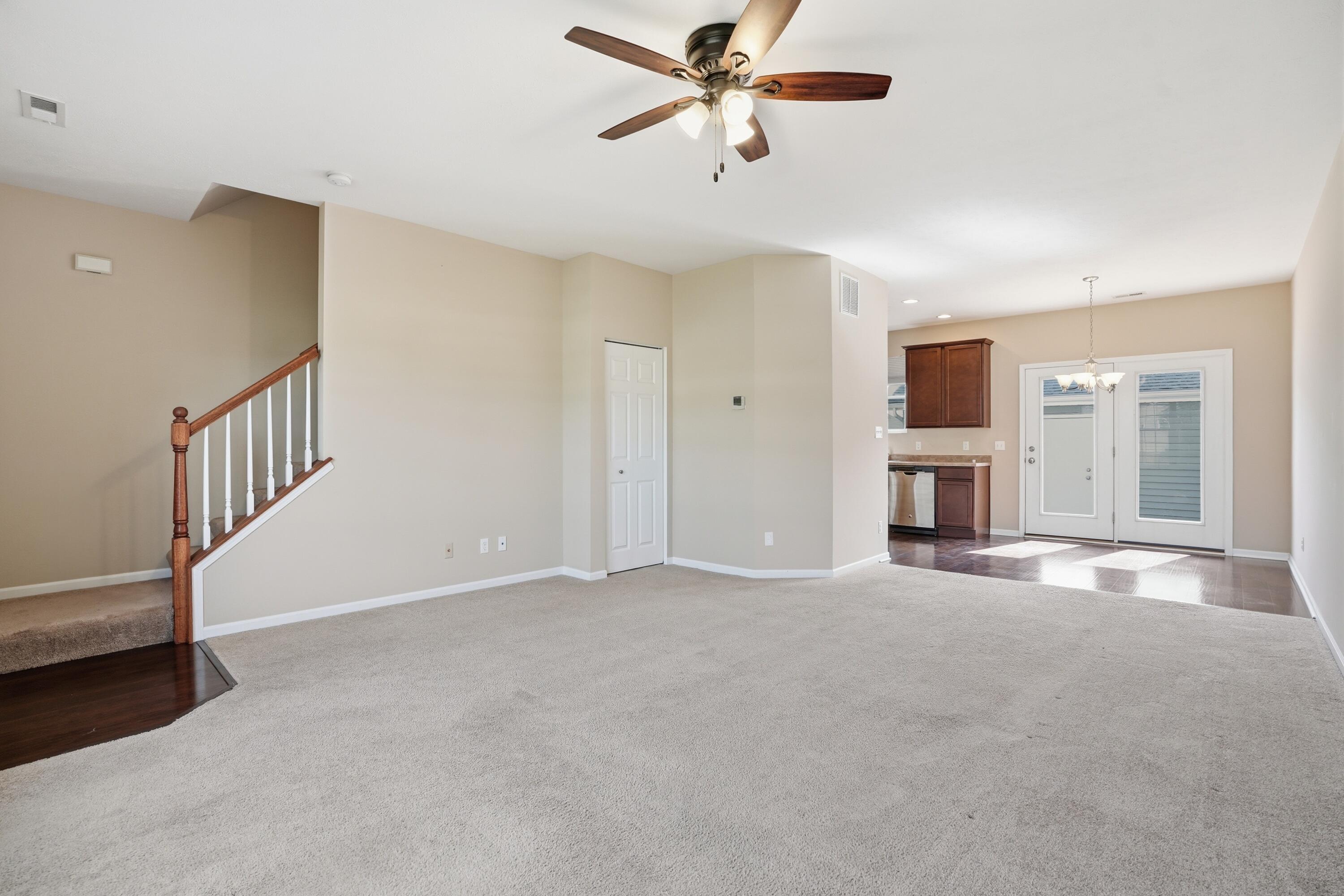 11351 Rhode Island Street Crown Point, IN 46307 - Photo 12 of 18 a view of empty room with fireplace and wooden floor