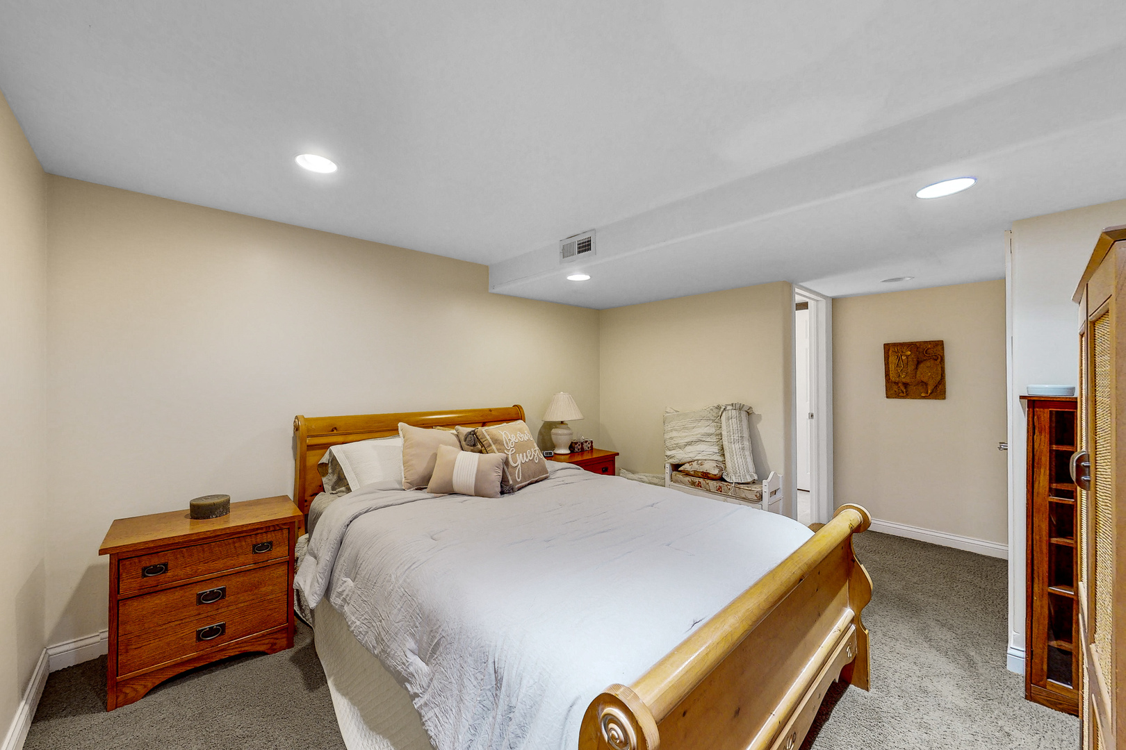 35W998 Miller Road Dundee, IL 60102 - Photo 29 of 33 a bedroom with a bed and a tv