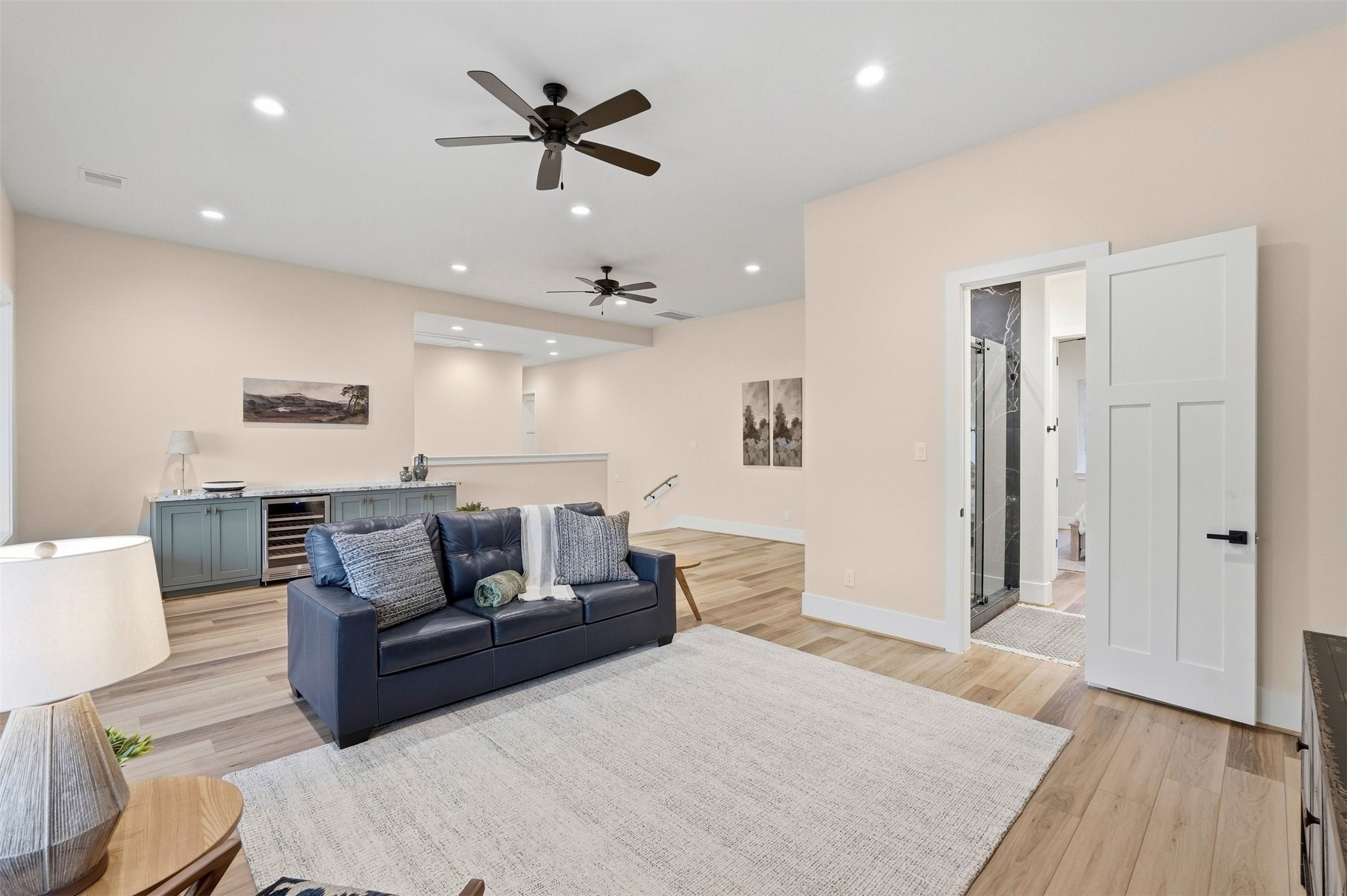 12833 Bruce Road Willis, TX 77318 - Photo 38 of 50 Oversized Game Room Features a Bar and Sitting Area with Room For A Pool or Ping Pong Table