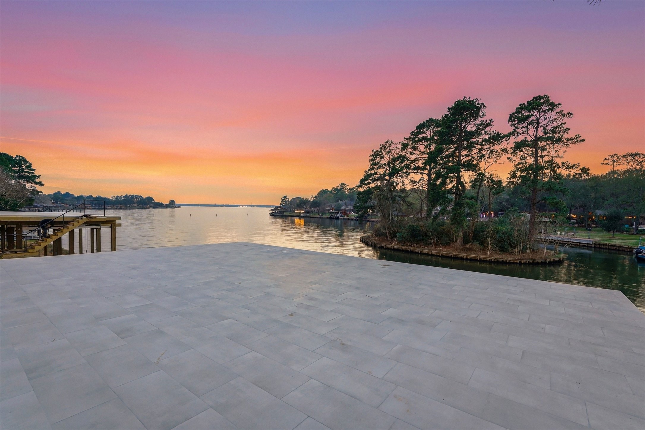12833 Bruce Road Willis, TX 77318 - Photo 10 of 50 Another View From the 2nd Level of the Boat Dock