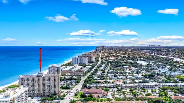a view of a road with a yard