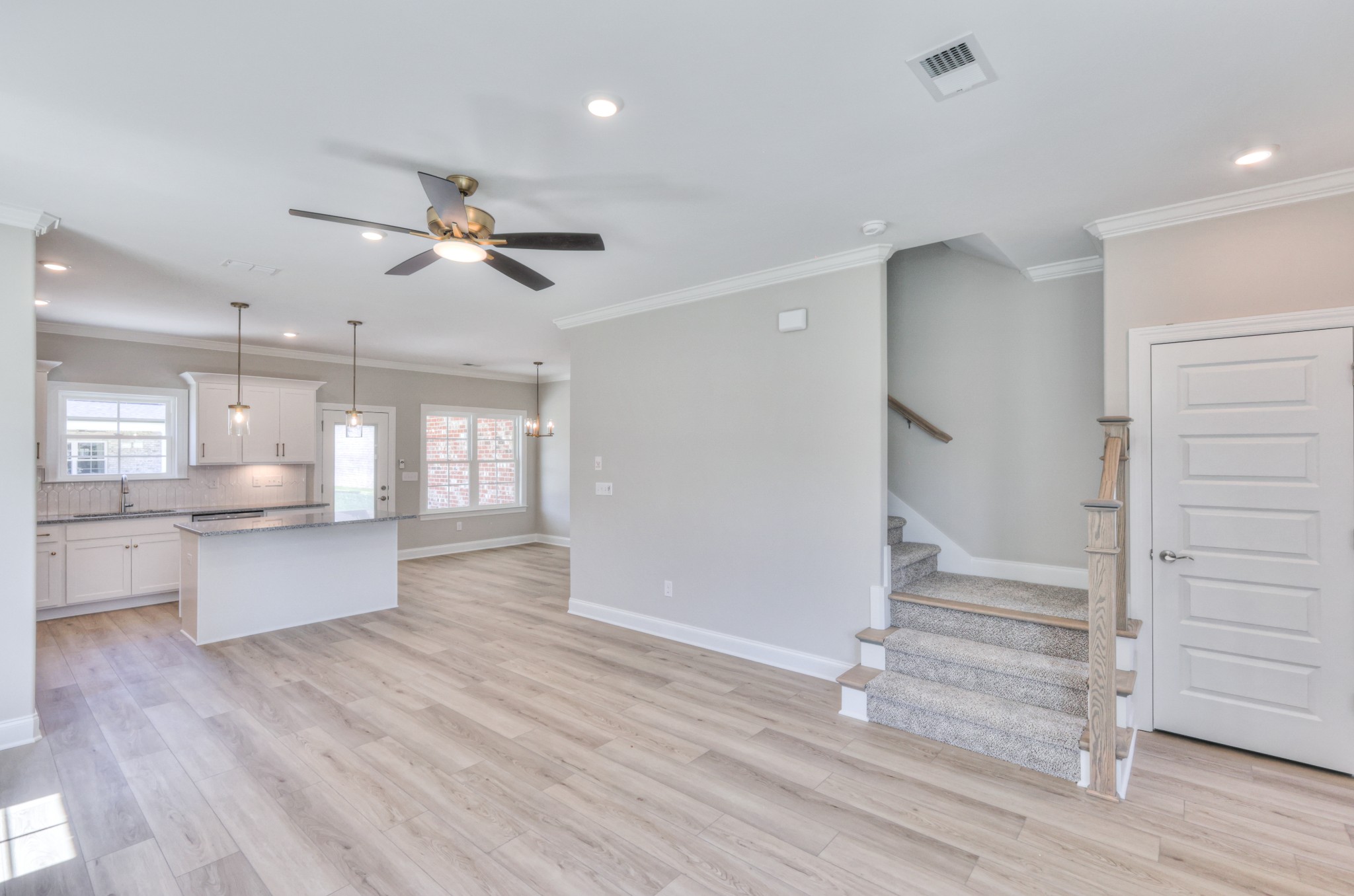 437 Ruby Oaks Lane Murfreesboro, TN 37128 - Photo 5 of 38 a view of room with wooden floor and ceiling fan