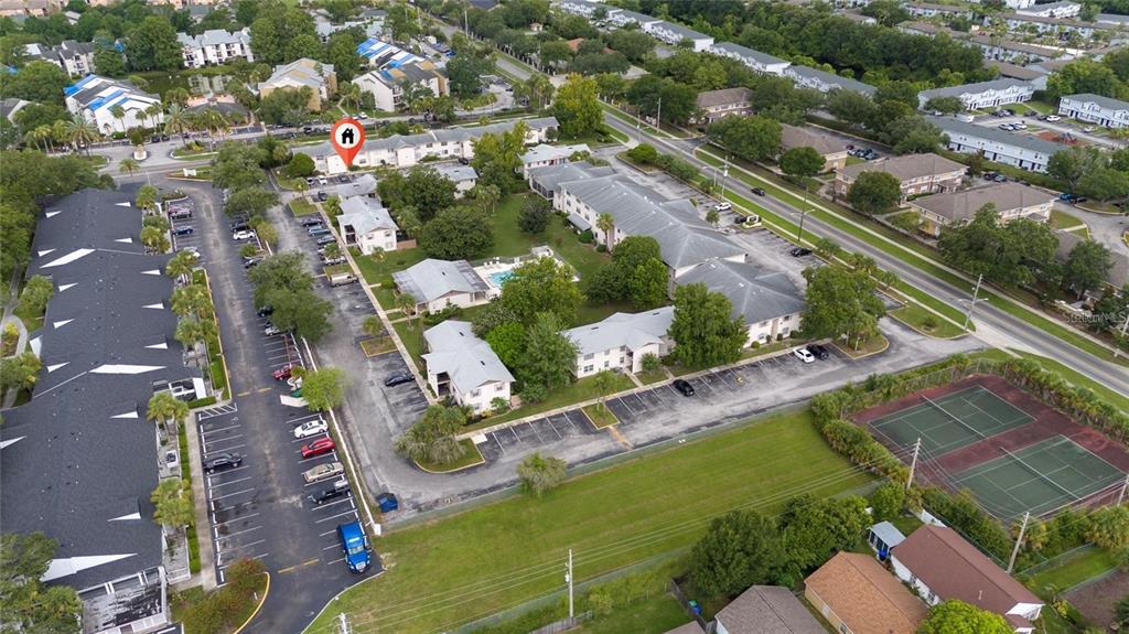 1918 Honour Road, Unit 4 Orlando, FL 32839 - Photo 12 of 17 an aerial view of a city